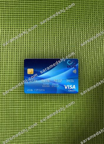 Philippines The United Coconut Planters Bank (UCPB) visa classic card photolook front
